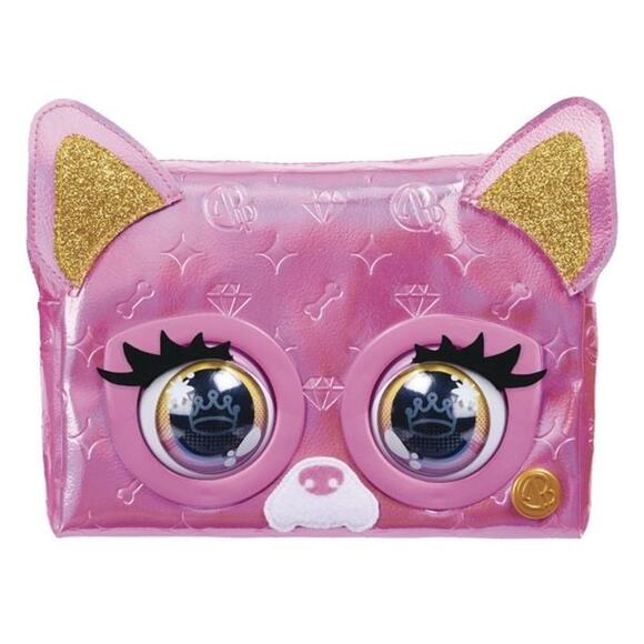 Purse Pets, Metallic Mood Flashy Frenchie Interactive Pet Toy Purse - Picture 5 of 5